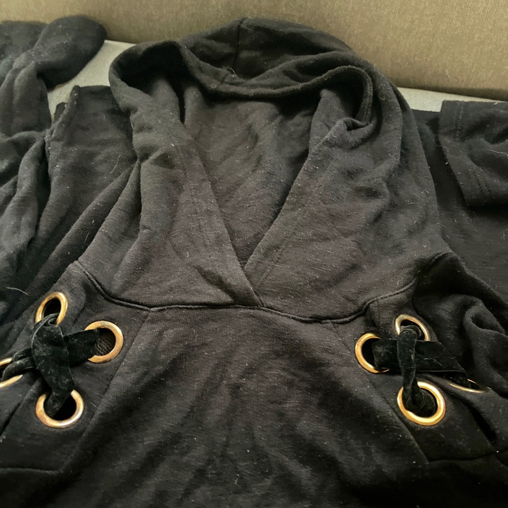 Sexy black hoodie